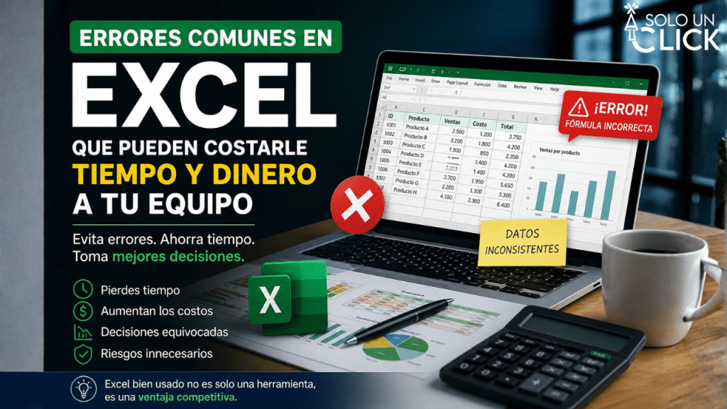 Errores comunes en Excel que hacen perder tiempo y dinero
